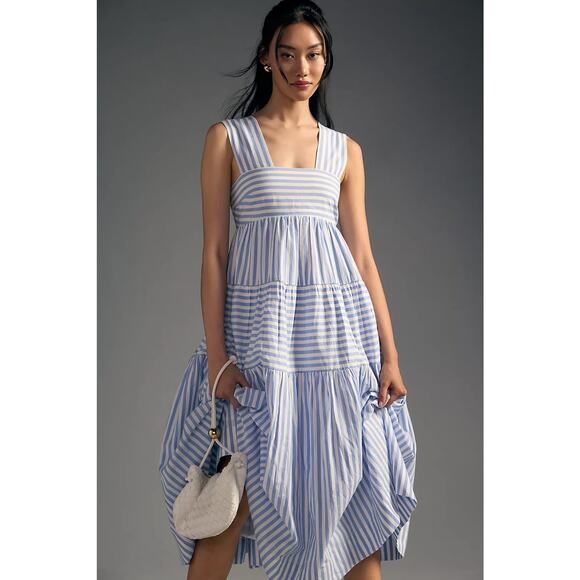 Anthropologie The Helena Square-Neck Babydoll Dress - Picture 3 of 6